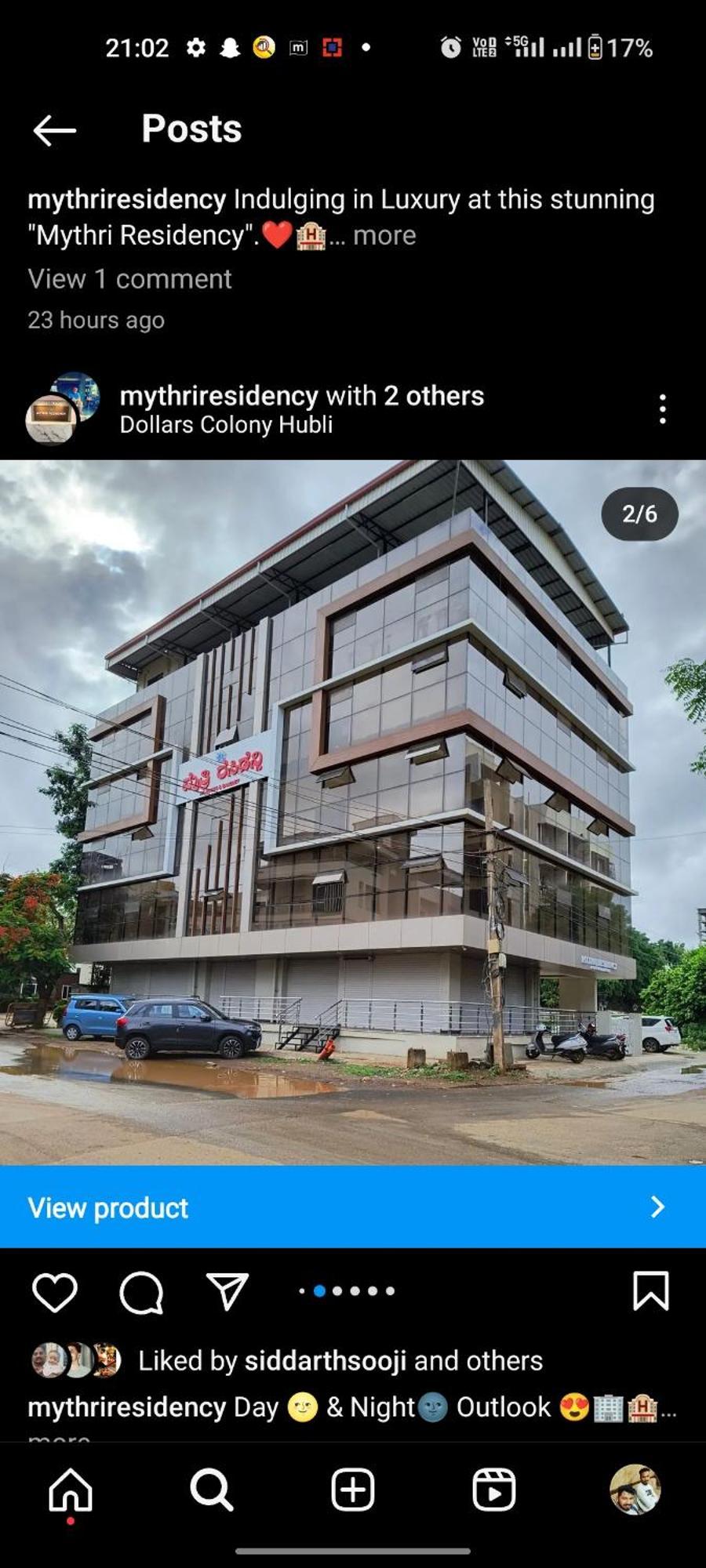 Hotel Mythri Residency Hubli Exterior foto